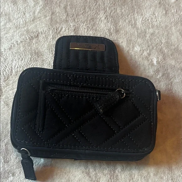 Vera Bradley Black Quilted Wallet - Picture 4 of 4